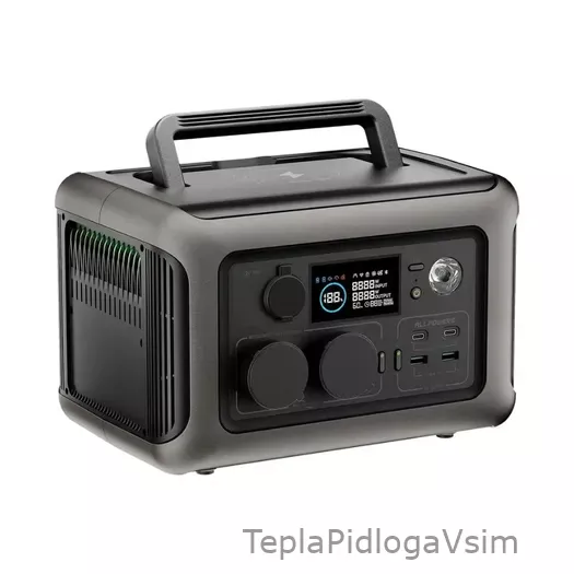 Фото 3 - Зарядна станція Allpowers R600 600 W 299 Wh