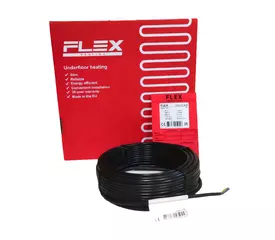 Тонкий нагрівальний кабель двожильний FLEX EHC-17.5 (17,5 Вт/м)