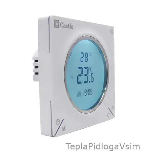 Фото 2 - Терморегулятор програмований Castle AC829H Wi-Fi (білий)