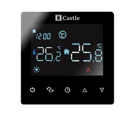 Терморегулятор програмований Castle AC606H Wi-Fi (чорний)
