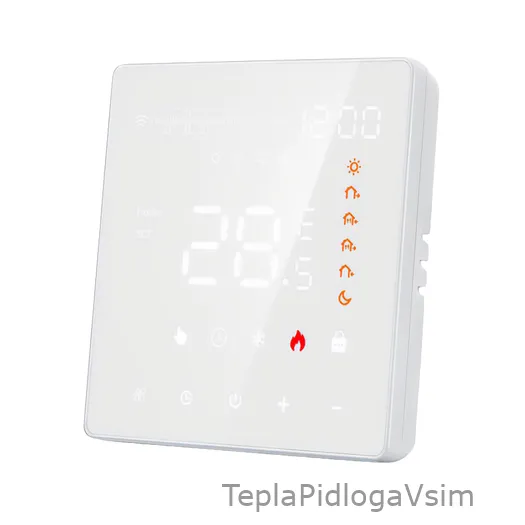 Фото 2 - Терморегулятор програмований IN-THERM PWTG 081 Wi-Fi (білий)