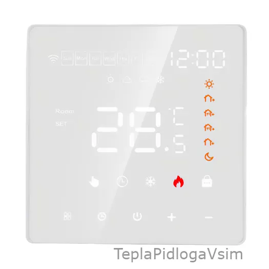Фото 1 - Терморегулятор программируемый IN-THERM PWTG 081 Wi-Fi (белый)
