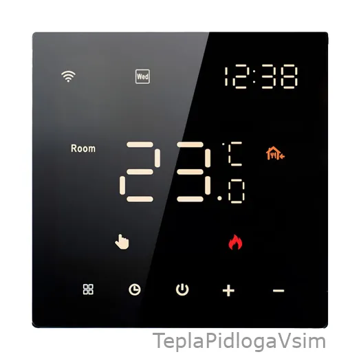 Фото 1 - Терморегулятор програмований IN-THERM PWTG 081 Wi-Fi (чорний)