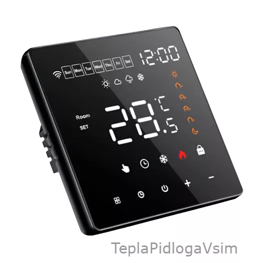 Фото 2 - Терморегулятор программируемый IN-THERM PWTG 081 Wi-Fi (черный)