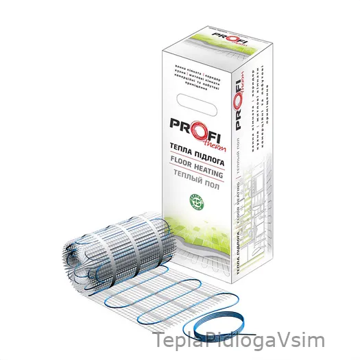 Фото 1 - Двожильний нагрівальний мат PROFI THERM 150