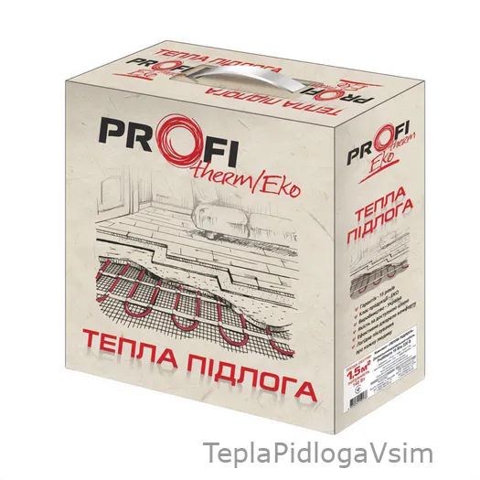 Фото 1 - Двожильний нагрівальний кабель PROFI THERM (Eko) -2 16,5