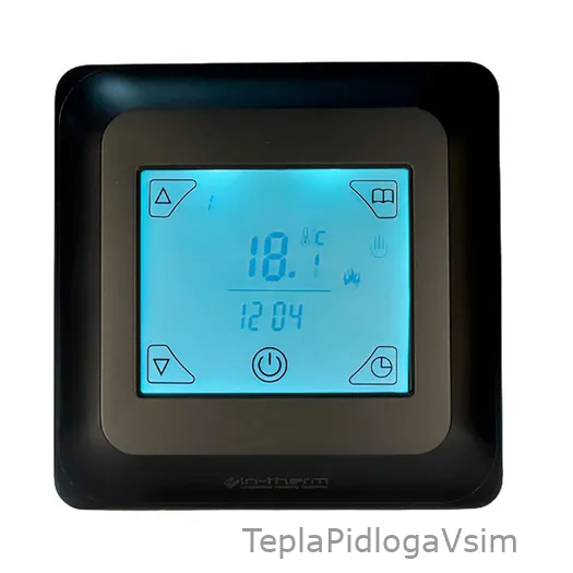 Фото 1 - Терморегулятор In-Therm WL 91 Чорний матовий