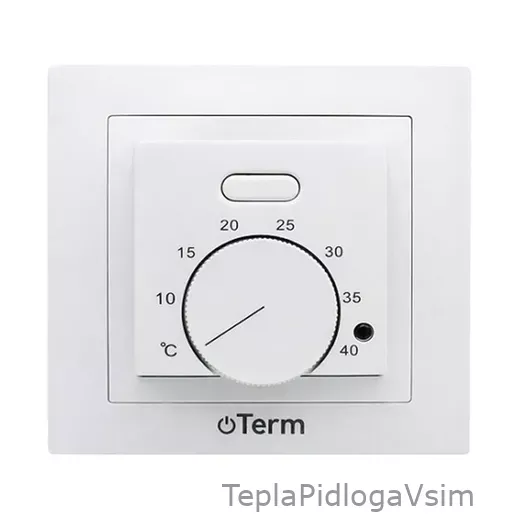 Фото 1 - Терморегулятор Ecoterm Unica Белый