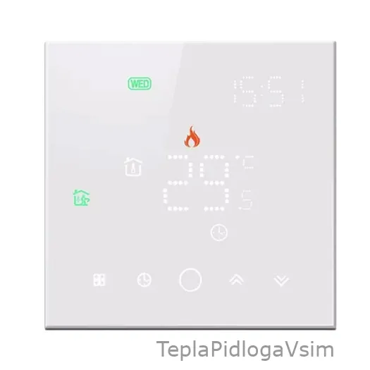 Фото 1 - Терморегулятор Ecoterm Smart Білий