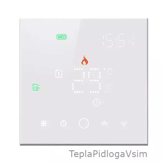 Фото 1 - Терморегулятор Ecoterm Smart Белый