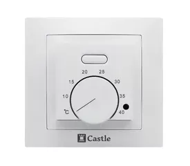 Терморегулятор механический Castle AC308 Белый