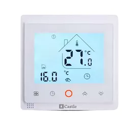Терморегулятор програмований Castle AC603H Wi-Fi Білий