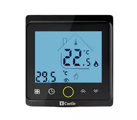 Терморегулятор программируемый Castle AC603H Wi-Fi Черный