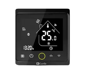 Терморегулятор програмований Castle AC603H Wi-Fi VAB Чорний