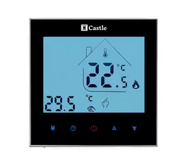 Терморегулятор программируемый Castle AC605H Черный