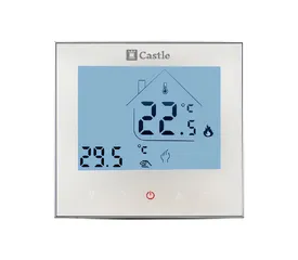 Терморегулятор програмований Castle AC605H Wi-Fi Білий
