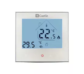 Терморегулятор програмований Castle AC605H Wi-Fi Білий