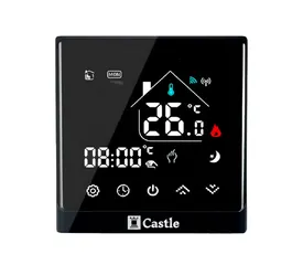 Терморегулятор программируемый Castle AC8400H Черный