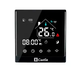 Терморегулятор програмований Castle AC8400H Wi-Fi Чорний