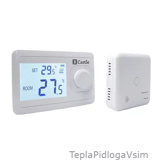 Фото 2 - Терморегулятор программируемый для котла Castle AC8058G-RF