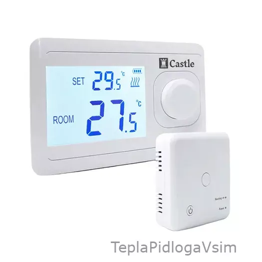 Фото 1 - Терморегулятор программируемый для котла Castle AC8058G-RF