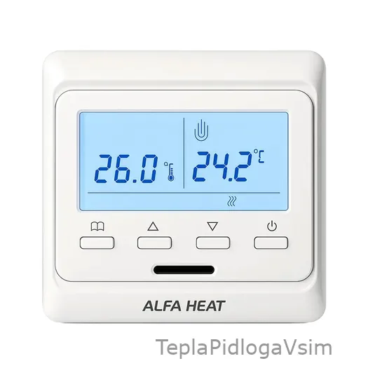 Фото 1 - Терморегулятор програмований ALFA HEAT PRO Wi-Fi