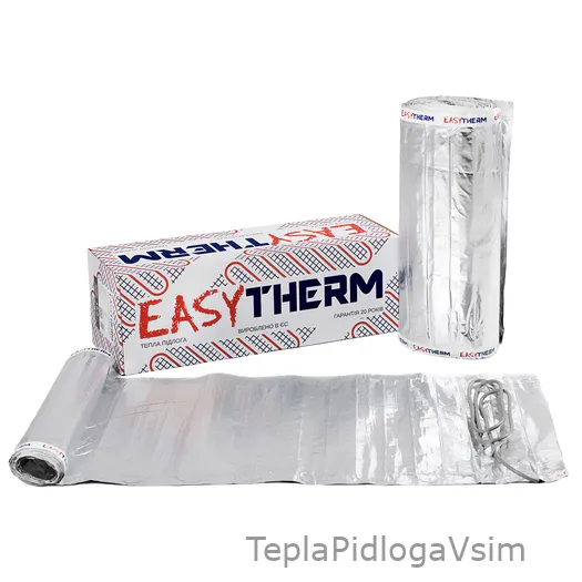 Фото 2 - Нагрівальний мат двожильний Easytherm EMF у фользі 160 Вт/м²