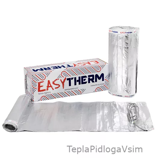 Фото 2 - Нагревательный мат двухжильный Easytherm EMF в фольге 160 Вт/м²
