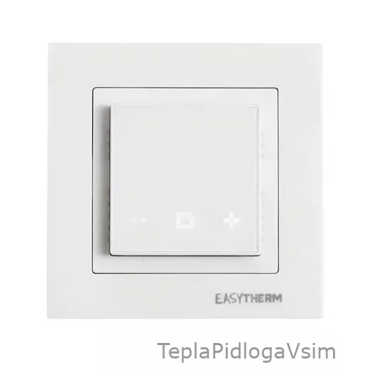 Фото 1 - Терморегулятор Easytherm ET-40M Білий матовий