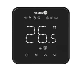 Терморегулятор Veria Control WT45 Wi-Fi Чорний