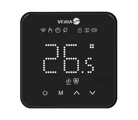Терморегулятор Veria Control WT45 Wi-Fi Чорний